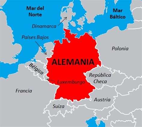 países limítrofes de alemania
